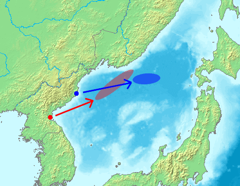 North Korean missile launch archival image