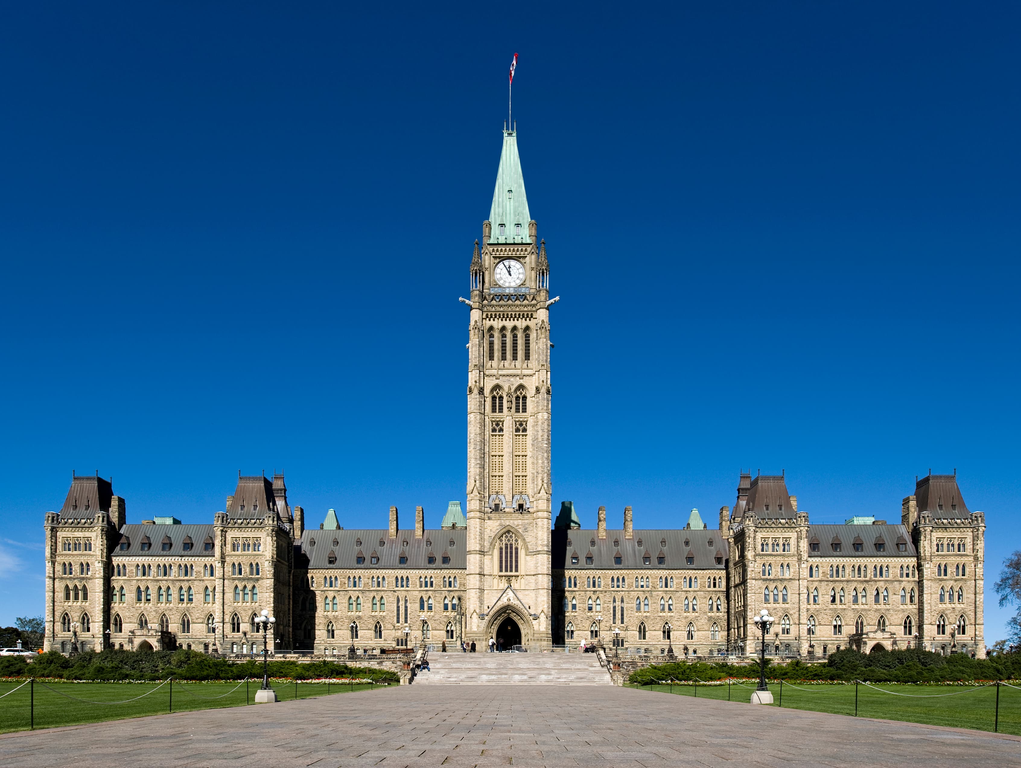 Centre Block on Parliament Hill in Ottawa