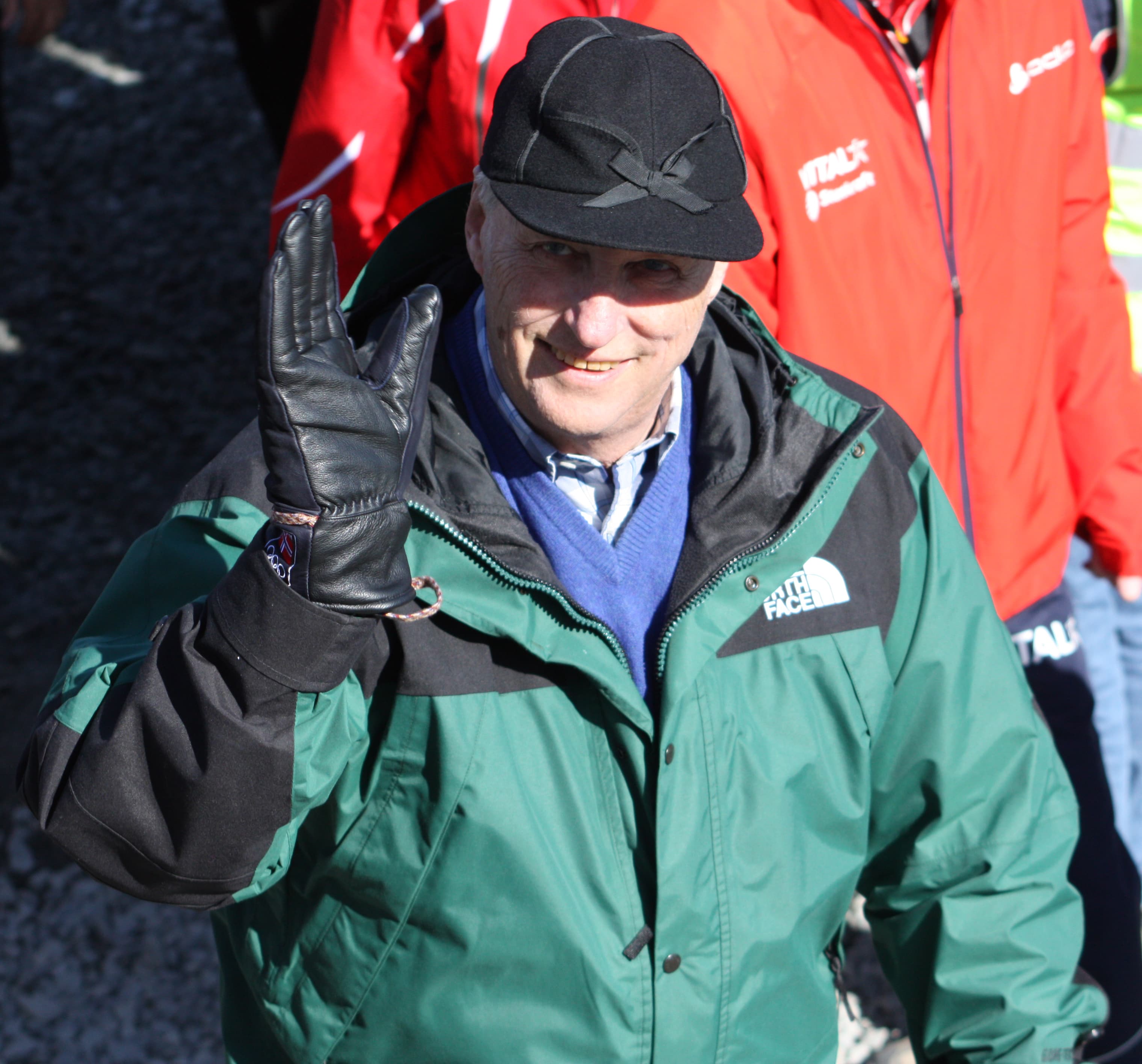 King Harald V of Norway at a public event in earlier years