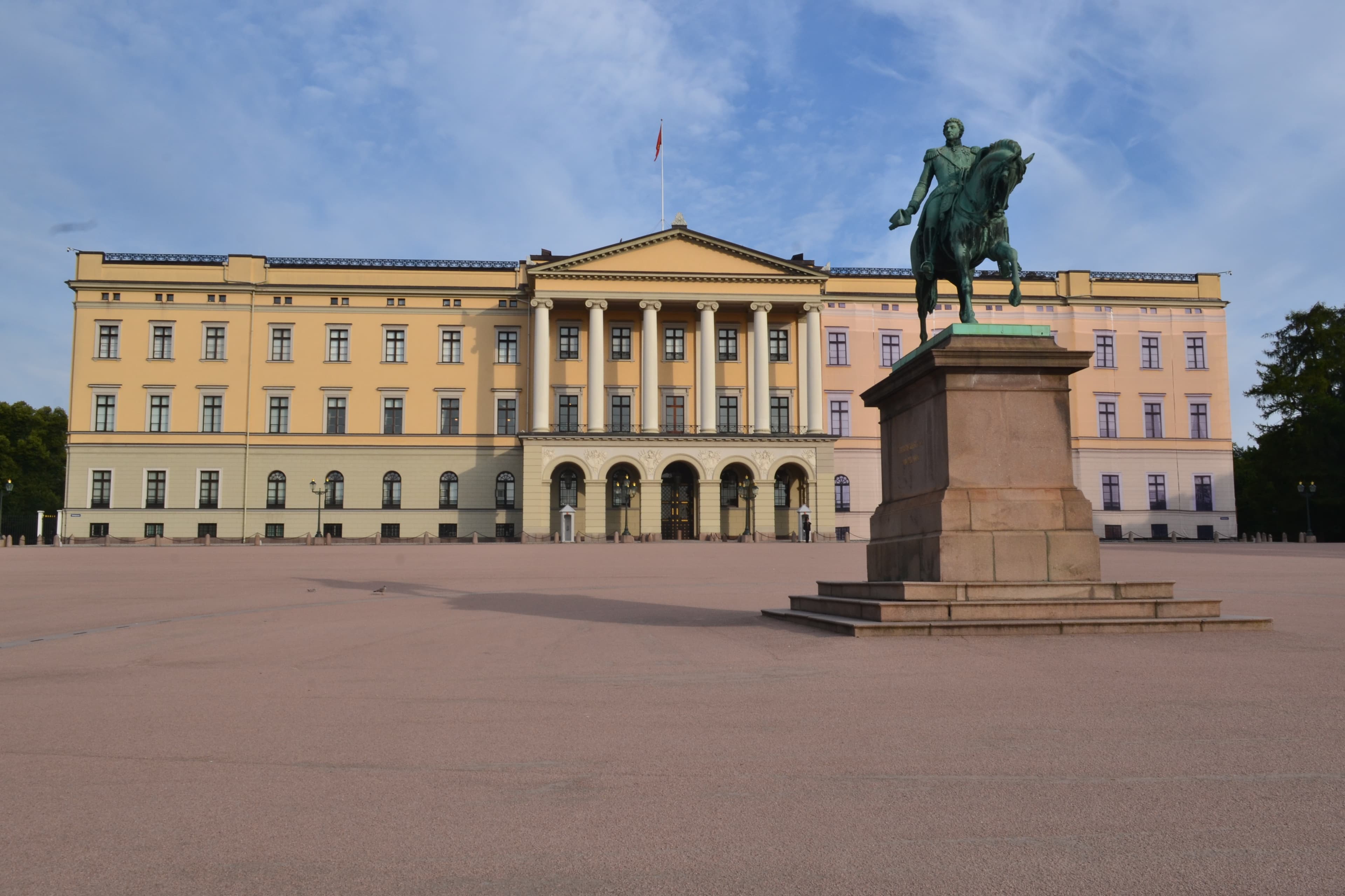 The Royal Palace in Oslo, official residence of the Norwegian monarch