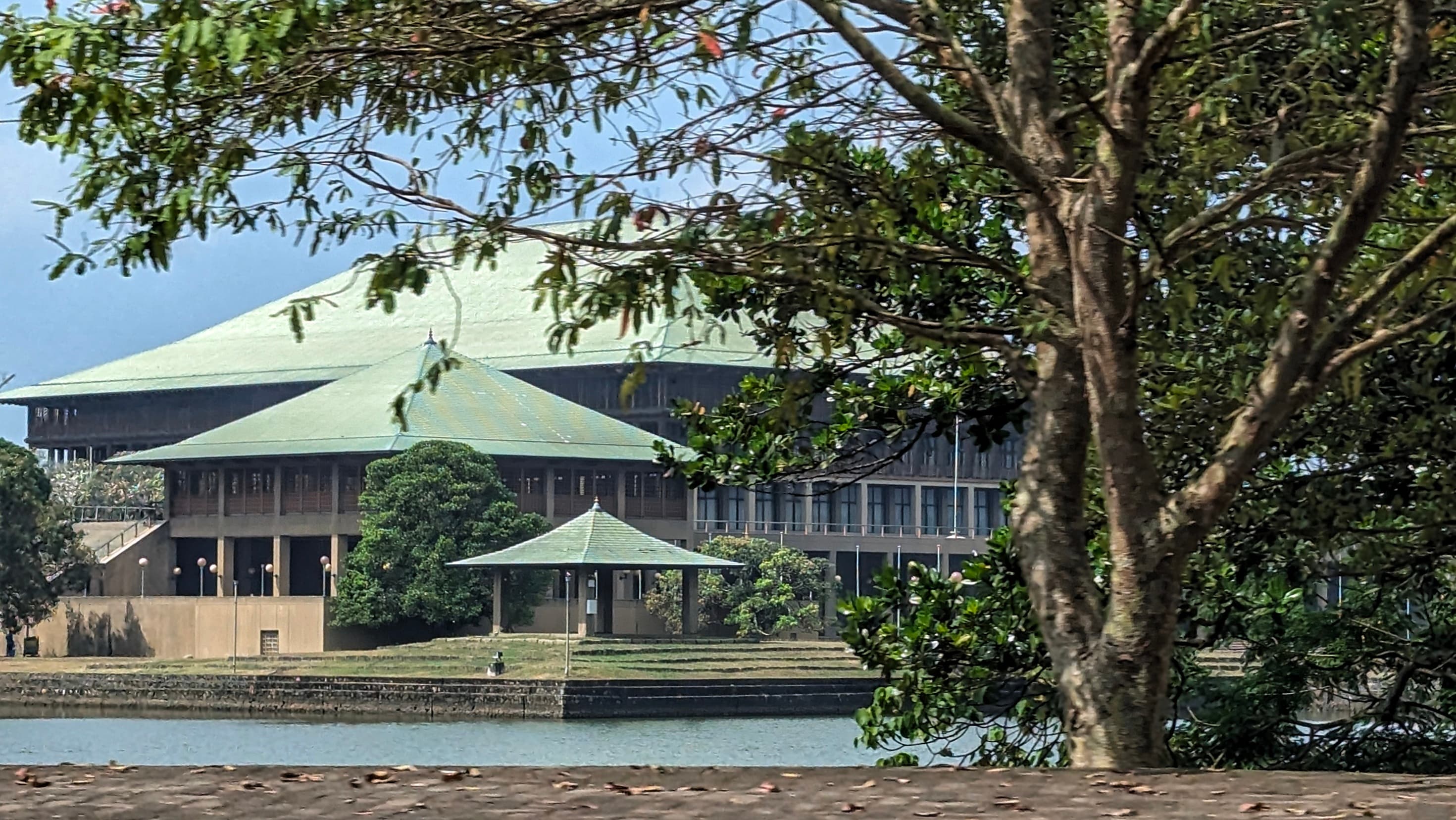 Sri Lankan Parliament building in Sri Jayawardenepura Kotte